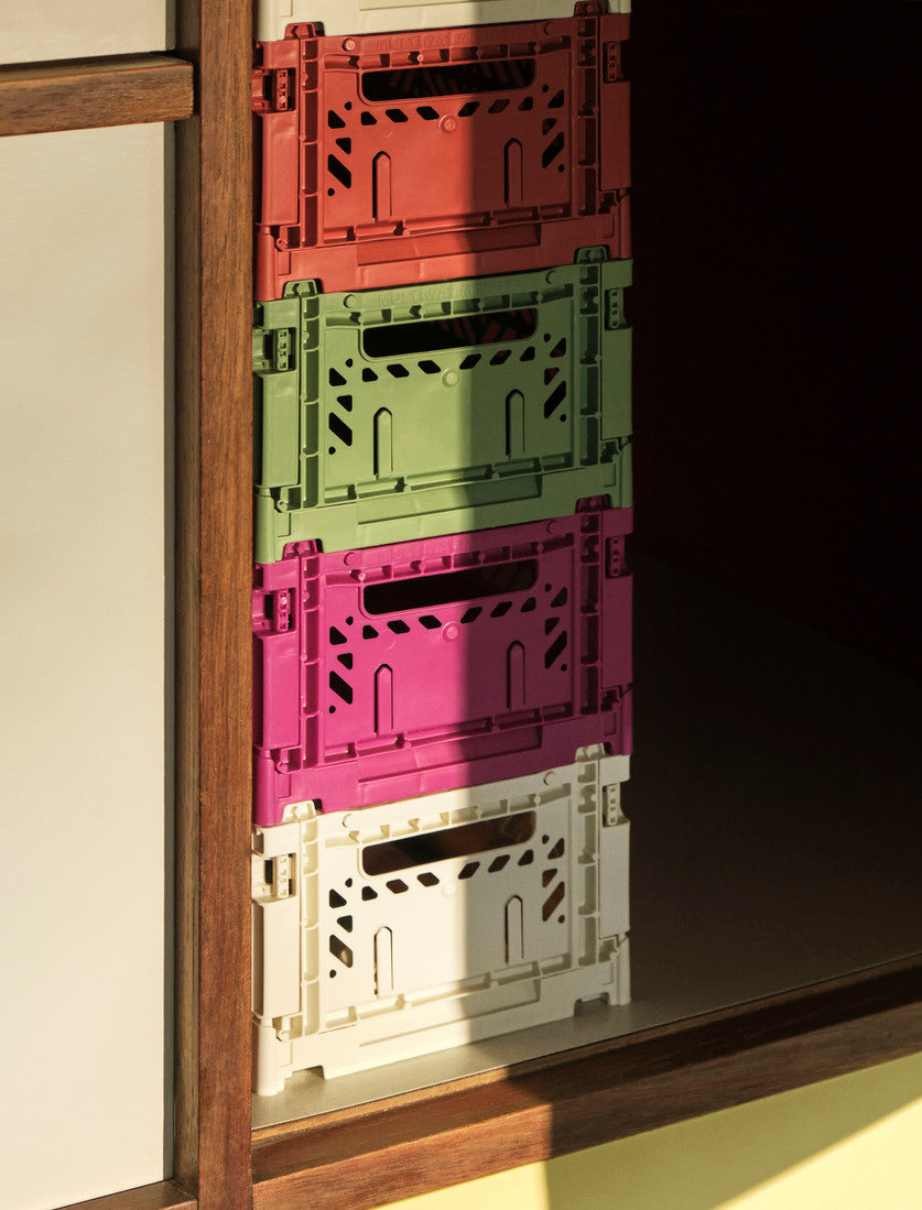 HAY - Stapelkiste &quot;Colour Crate&quot; S Plum -  - No59 Conceptstore Cologne