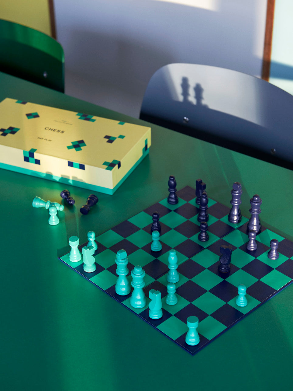 HAY - Schachspiel &quot;Play Chess&quot; Green -  - No59 Conceptstore Cologne