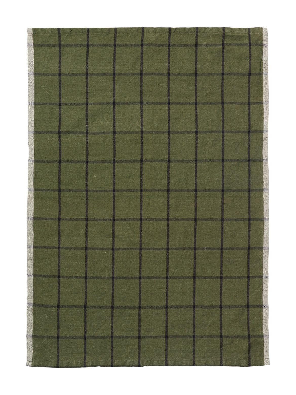 FERM LIVING - Geschirrtuch &quot;Hale Tea Towel&quot; Green/Black