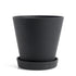 HAY - Blumentopf mit Untersetzer "Flowerpot" XL Black -  - No59 Conceptstore Cologne
