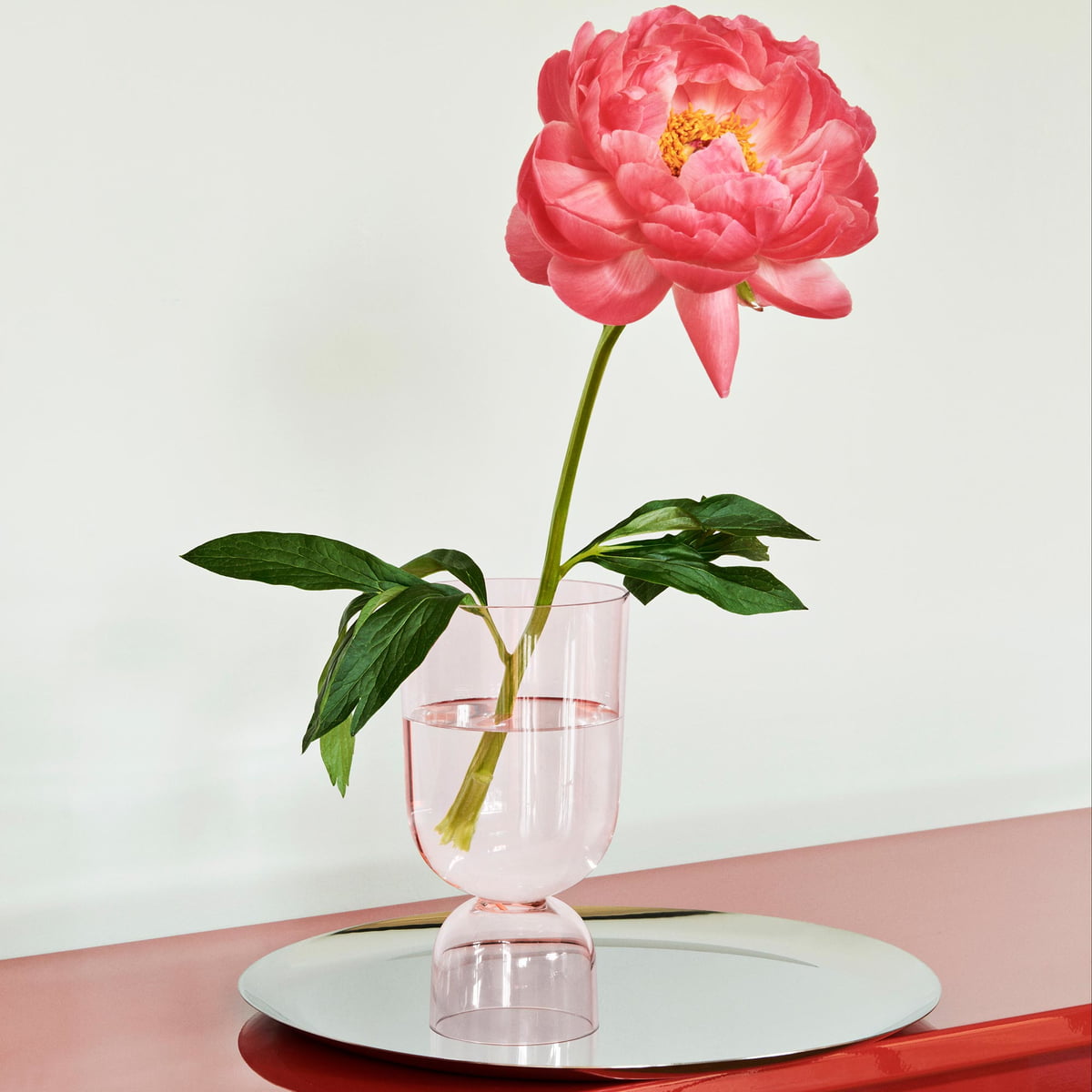 HAY - Vase &quot;Bottoms Up&quot; S in Soft Pink Vase HAY   