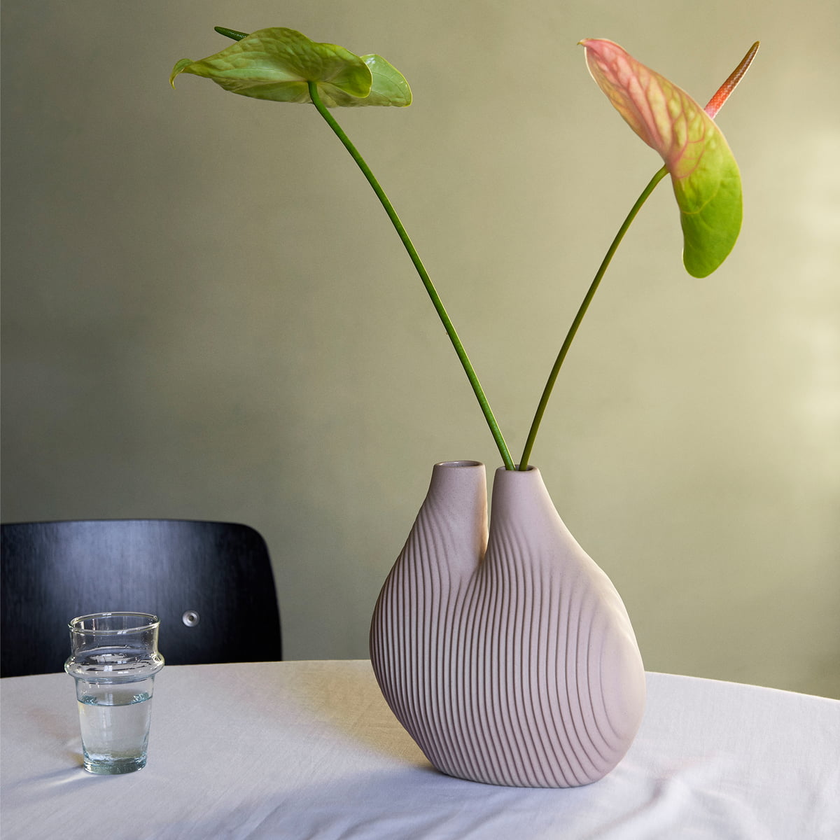 HAY - Vase &quot;Chamber&quot; Hellbeige Vase HAY   