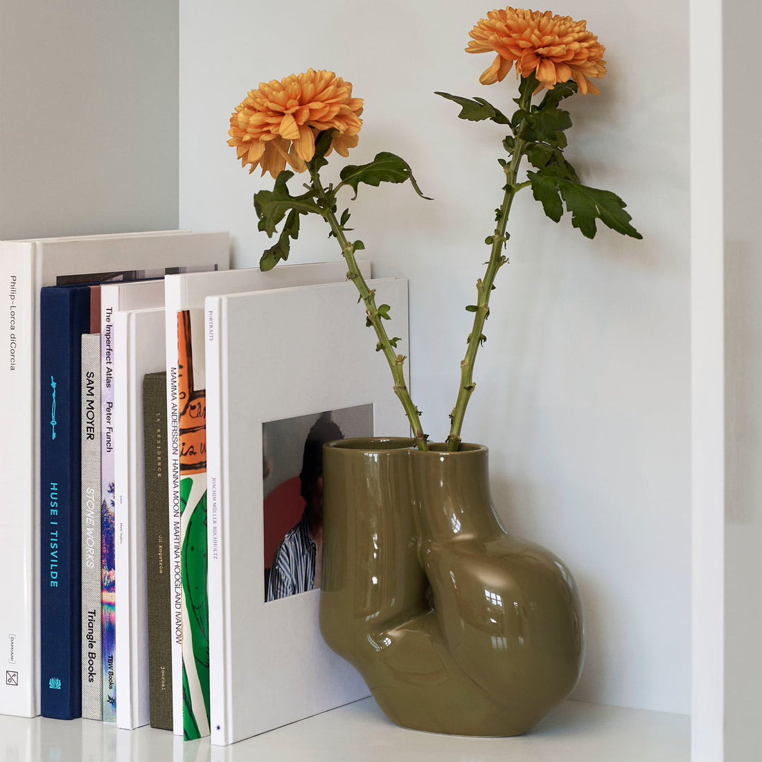 HAY -  Vase "Chubby Vase" in Olive -  - No59 Conceptstore Cologne
