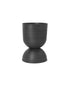 FERM LIVING - Blumentopf "Hourglass Pot" Schwarz M -  - No59 Conceptstore Cologne