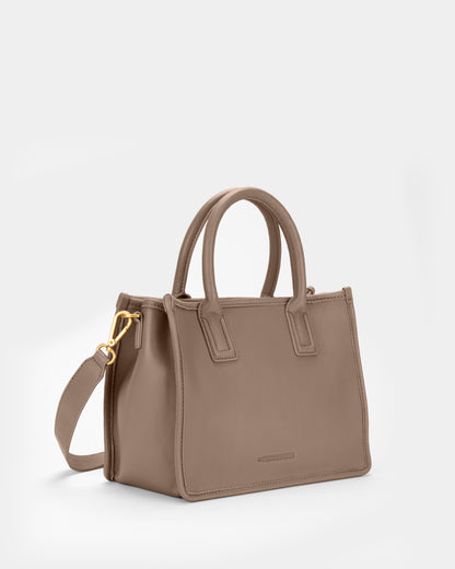 LES VISIONNAIRES - Tasche &quot;Lena&quot; Silky Leather Taupe Brown