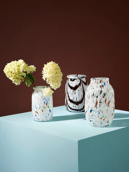 HAY - Vase &quot;Splash&quot; Roll Neck L Coffee/White -  - No59 Conceptstore Cologne