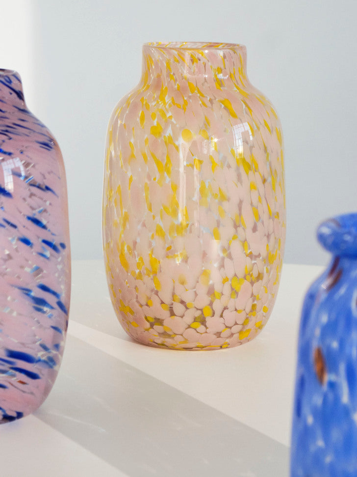 HAY - Vase &quot;Splash&quot; Round L Light Pink/Blue -  - No59 Conceptstore Cologne