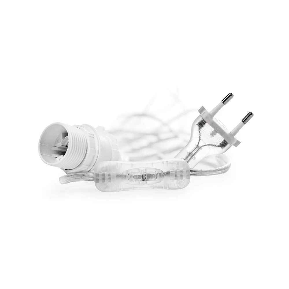 WATT &amp; VEKE - Stromkabel für Stern &quot;Cable 5m&quot; Transparent w/Switch