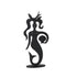 VITRA - Skulptur "Mermaid Silhouette" Schwarz Figuren zur Dekoration Vitra   