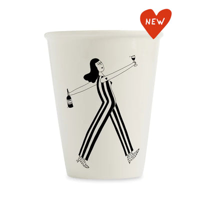 HELEN B - Becher Porzellan &quot;Wine O&