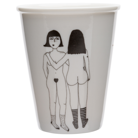 HELEN B - Becher Porzellan &quot;4 Boobies&quot; -  - No59 Conceptstore Cologne