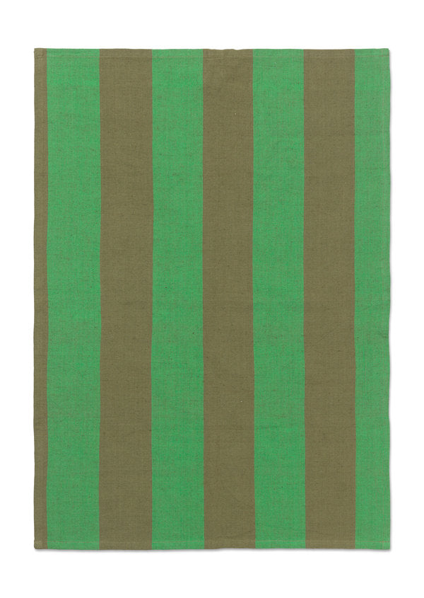 FERM LIVING - Geschirrtuch &quot;Hale Tea Towel&quot; Olive/Green