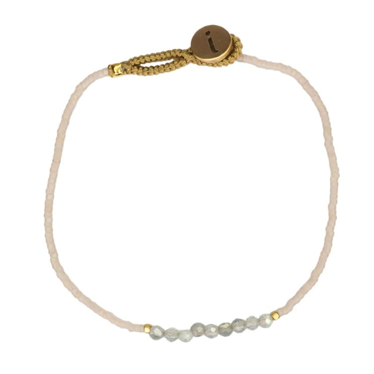 IBU JEWELS - Damen Armband &quot;Lulu 9 Stone&quot; Blush -  - No59 Conceptstore Cologne